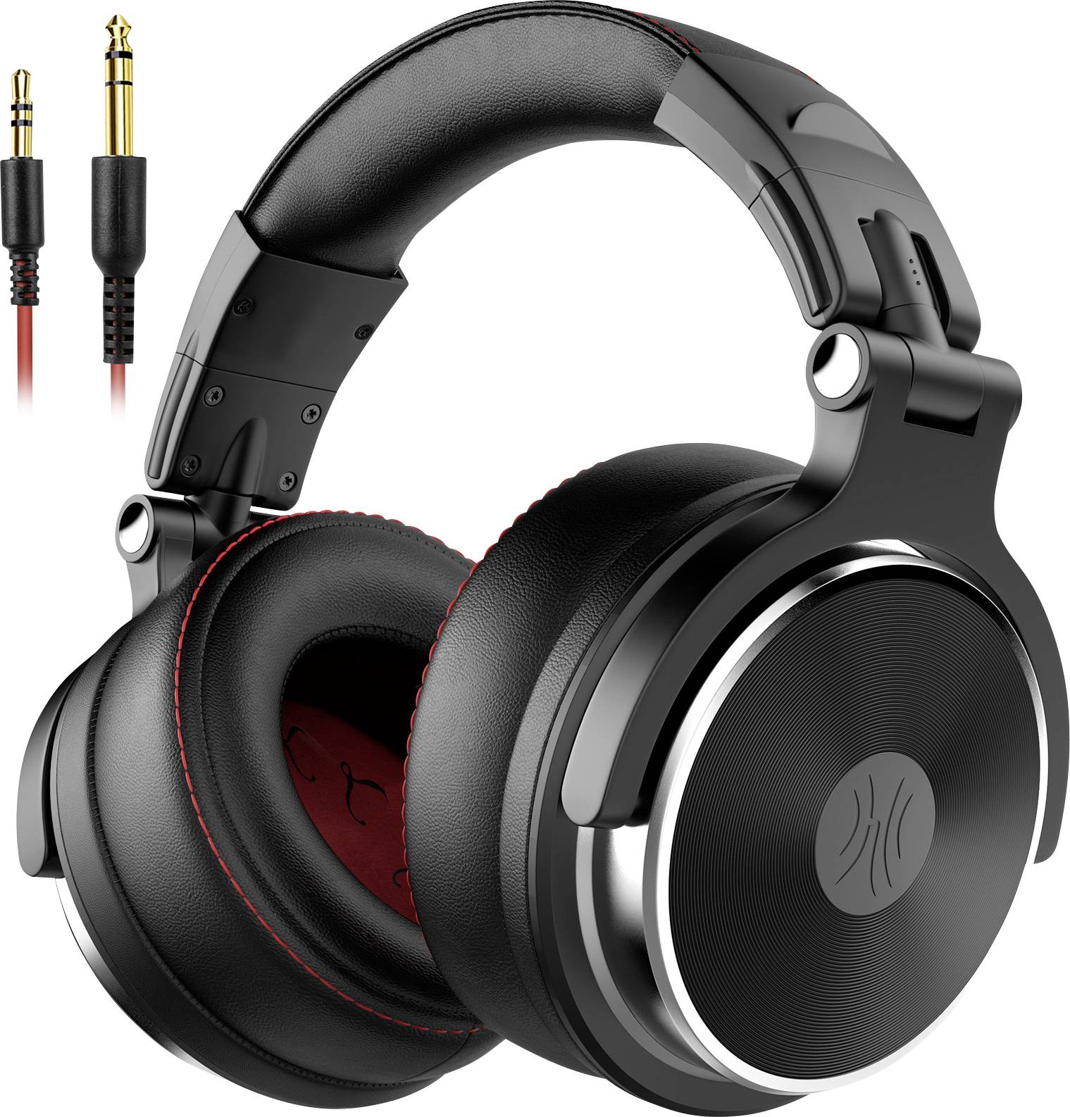 OneOdio Pro-60 Słuchawki wokółuszne przewód stereo czarny Dźwięk o wysokiej rozdzielczości składane, możliwość zamiany m - obrazek 1