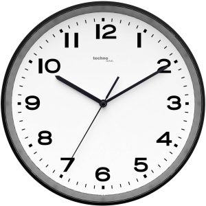 Techno Line WT 8500-3 schwarz Sterowany radiowo Zegar ścienny 30 cm x 41 mm czarny Techno Line WT 8500-3 schwarz Sterowany radiowo Zegar ścienny 30 cm x 41 mm czarny