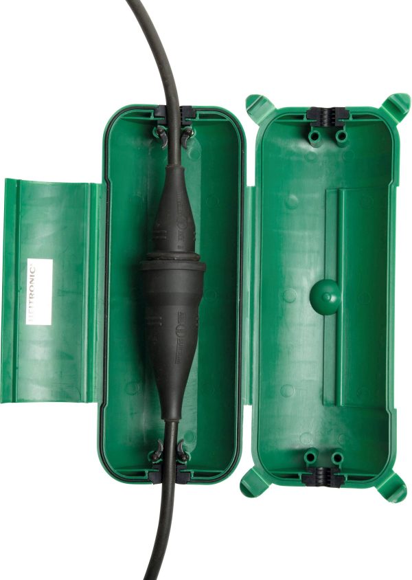 Osłona złączy Heitronic 21045, (D x S x W) 290 x 111 x 75 mm