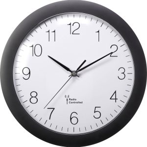 MXP3601B Sterowany radiowo Zegar ścienny 30 cm x 56 mm czarny MXP3601B Sterowany radiowo Zegar ścienny 30 cm x 56 mm czarny