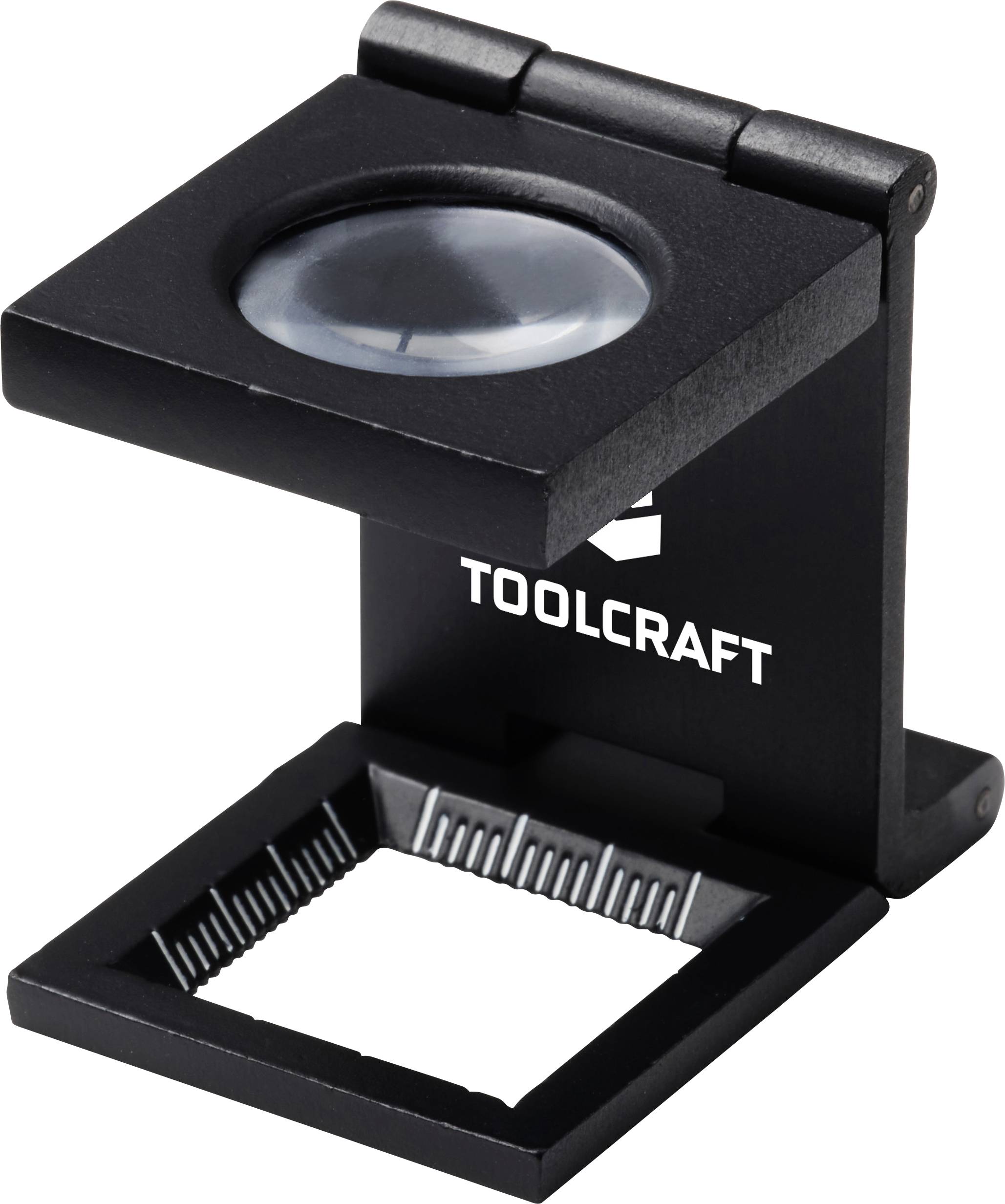 Lupa z podziałką TOOLCRAFT TO-10182522 Współczynnik powiększenia: 10 x Rozmiar soczewki: (Ø) 19 mm - obrazek 1