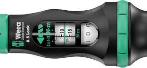 Klucz dynamometryczny Wera Click-Torque Lock A 5 05075690001, 1/4″ (6.3 mm), 2.5 – 25 Nm Klucz dynamometryczny Wera Click-Torque Lock A 5 05075690001, 1/4″ (6.3 mm), 2.5 – 25 Nm