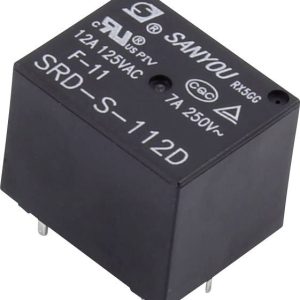 Przełącznik PCB 12 V / AC 12 A 1 styk SRD-S-112D 1 szt. Przełącznik PCB 12 V / AC 12 A 1 styk SRD-S-112D 1 szt.
