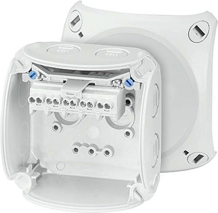 Skrzynka przyłączeniowa Hensel KF 0202 G, IP66/IP67, (D x S x W) 93 x 93 x 62 mm, szary, 1 szt. - obrazek 1