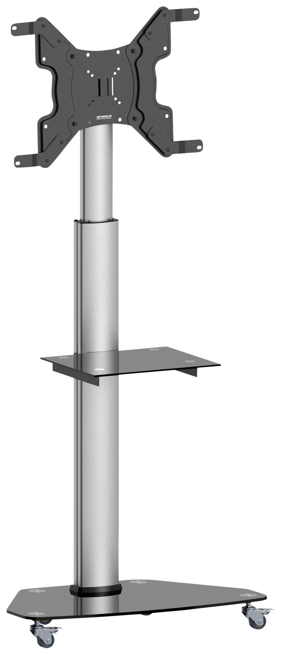 Stojak na kółkach do telewizora SpeaKa Professional SP-TVC-500, Maks. udźwig: 45 kg, 94,0 cm (37") - 203,2 cm (80") - obrazek 1