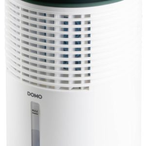 DOMO Air Cooler Chillizz Schładzacz powietrza 9.6 W (Ø x W) 204 mm x 380 mm biały, czarny timer, funkcja nawilżania, wyś DOMO Air Cooler Chillizz Schładzacz powietrza 9.6 W (Ø x W) 204 mm x 380 mm biały, czarny timer, funkcja nawilżania, wyś