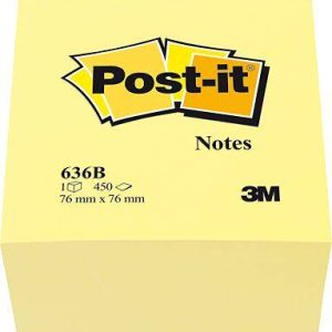 Bloczek karteczek samoprzylepnych Post-it 636B 76 mm x 45 mm 450 ark. Bloczek karteczek samoprzylepnych Post-it 636B 76 mm x 45 mm 450 ark.