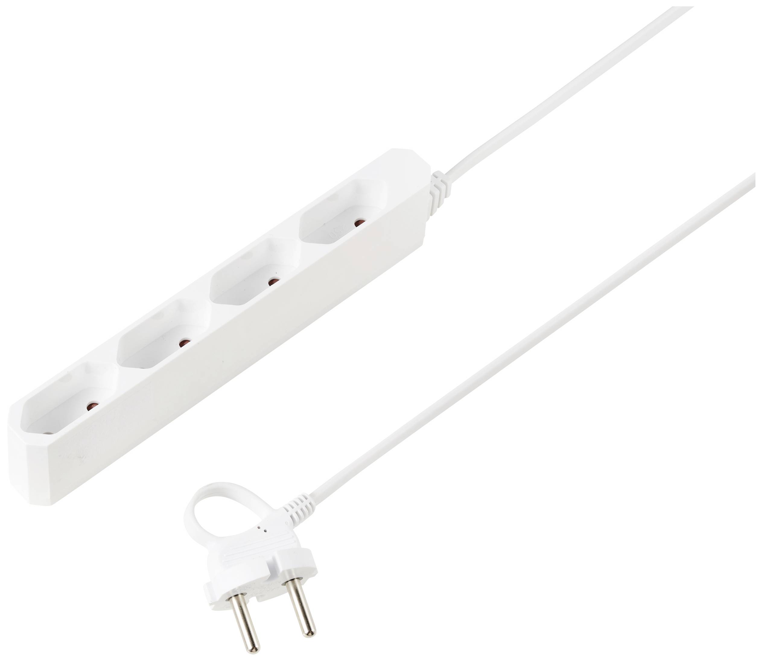 Listwa zasilająca Sygonix SY-5806878 4 x Ilość gniazdek: 4 - obrazek 1