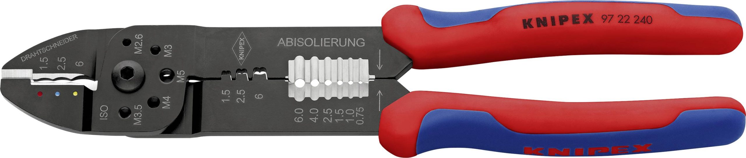 Zaciskarka Knipex 97 22 240, 0.75 do 6 mm² - obrazek 1