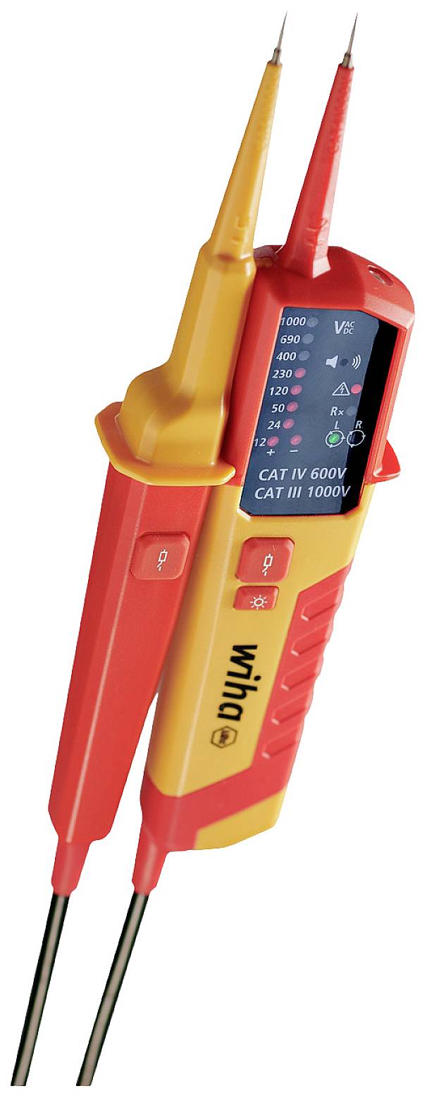 Miernik napięcia i ciągłości Wiha 45216 CAT III 1000 V, CAT IV 600 V - obrazek 1