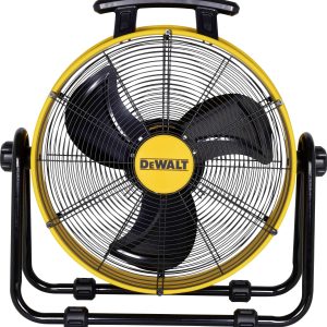DEWALT Wentylator podłogowy 110 W (Ø x W) 688 mm x 693 mm żółty DEWALT Wentylator podłogowy 110 W (Ø x W) 688 mm x 693 mm żółty