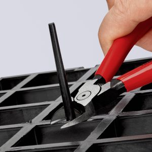 Szczypce tnące, boczne do tworzyw sztucznych Knipex 72 01 140, 140 mm, do warsztatu Szczypce tnące, boczne do tworzyw sztucznych Knipex 72 01 140, 140 mm, do warsztatu