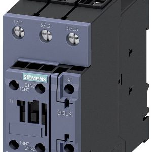 Siemens 3RT2036-1NB30 Stycznik 3 NO 22 kW 24 V/DC, 24 V/AC 50 A styk pomocniczy 1 szt. Siemens 3RT2036-1NB30 Stycznik 3 NO 22 kW 24 V/DC, 24 V/AC 50 A styk pomocniczy 1 szt.