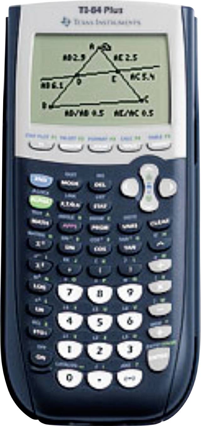 Texas Instruments TI-84 PLUS Kalkulator graficzny granatowy Wyświetlacz: 16 bateryjne (D x S x W) 192 x 192 x 89 mm - obrazek 1