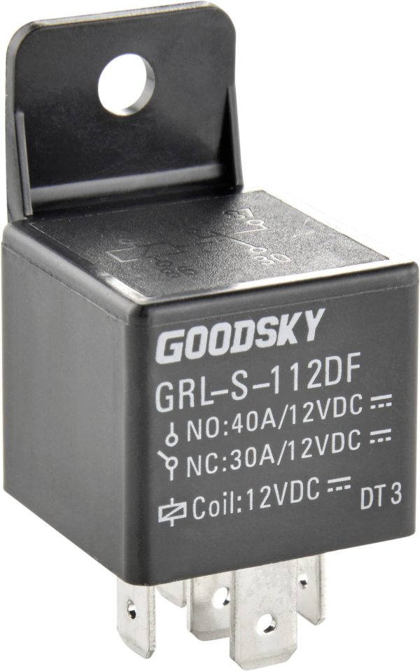 Przekaźnik samochodowy GoodSky GRL-S-112DF, 40 A