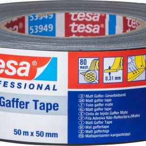 Taśma materiałowa tesa tesa® Gaffer tape 53949-00000-02 (D x S) 50 m x 50 mm 50 m 1 szt. Taśma materiałowa tesa tesa® Gaffer tape 53949-00000-02 (D x S) 50 m x 50 mm 50 m 1 szt.