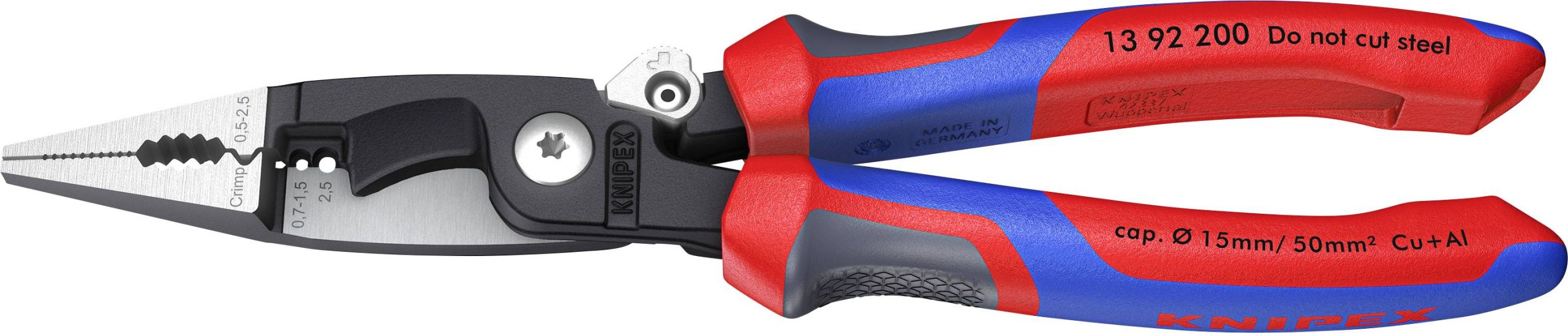 Szczypce wielofunkcyjne Knipex 13 92 200, 15 mm (max) - obrazek 1