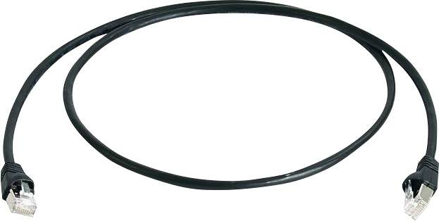kabel LAN Telegärtner 100009136, 1 szt., RJ45, CAT 6a, S/FTP, 25.00 m, czarny - obrazek 1