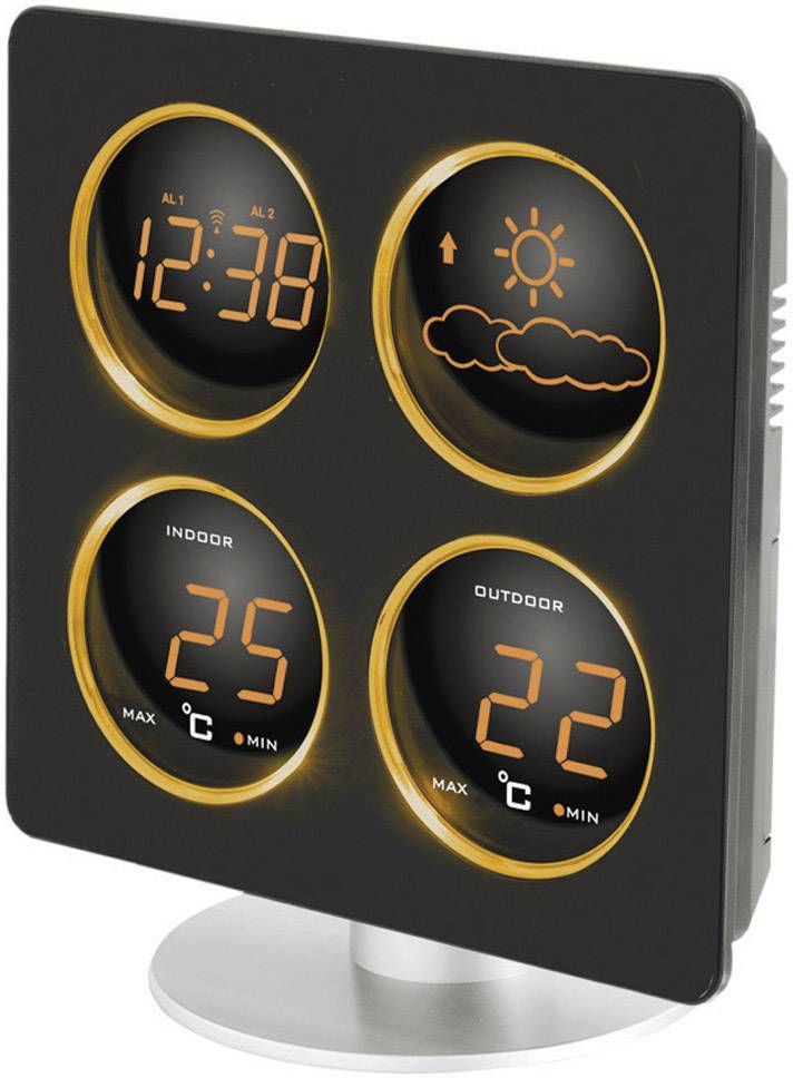 Stacja pogodowa Techno Line TECHNOLINE - Techno Line WS 6830 - Wetterstation - Schwarz WS 6830 - obrazek 1