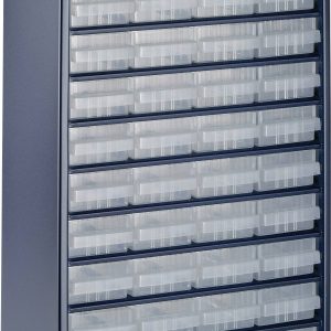 raaco Szafka z szufladami (D x S x W) 150 x 306 x 552 mm Ilość przegród: 48 zmienny podział Opis 1 szt. raaco Szafka z szufladami (D x S x W) 150 x 306 x 552 mm Ilość przegród: 48 zmienny podział Opis 1 szt.