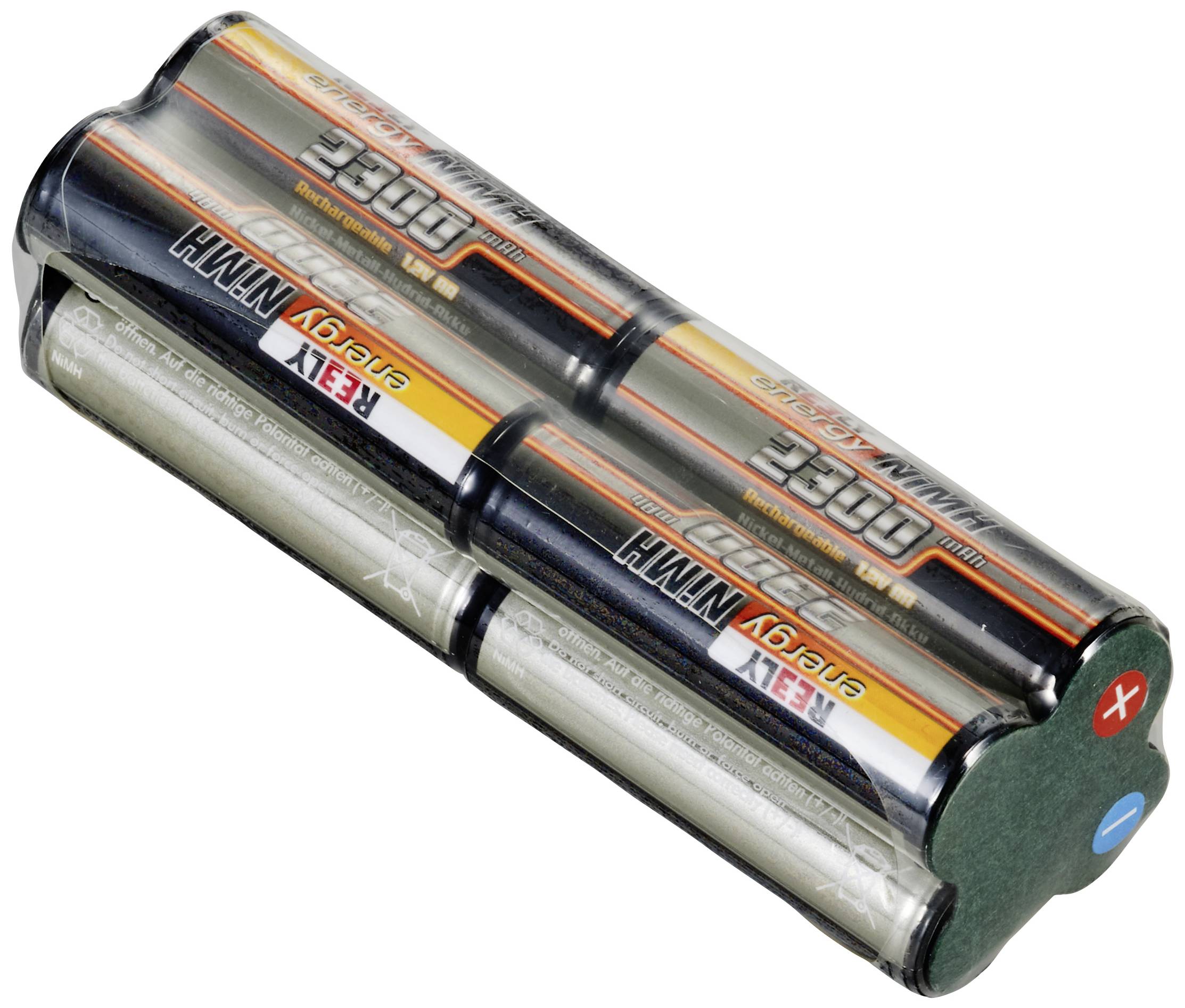 Pakiet akumulatorów (NiMH) 9.6 V 2300 mAh Reely Blok Z wyprowadzeniami do lutowania - obrazek 1