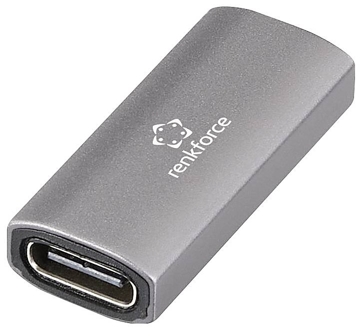 Renkforce USB 4, USB-C adapter [1x złącze żeńskie USB-C - 1x złącze żeńskie USB-C] RF-3795558 8K UHD - obrazek 1