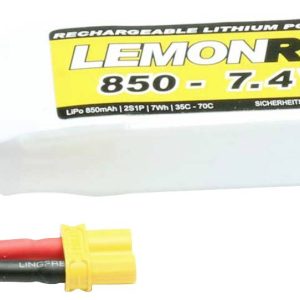 Pakiet akumulatorów (LiPo) 7.4 V 850 mAh 35 C LemonRC Softcase XT30