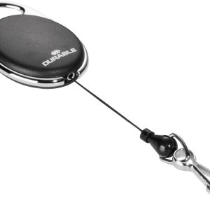 Durable 832701 Uchwyt z linką zwijaną Hak sprężynowy 1 szt. Durable 832701 Uchwyt z linką zwijaną Hak sprężynowy 1 szt.