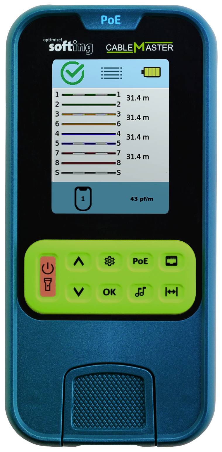 Tester kabli 226102 Softing CMPOE sieć - obrazek 1