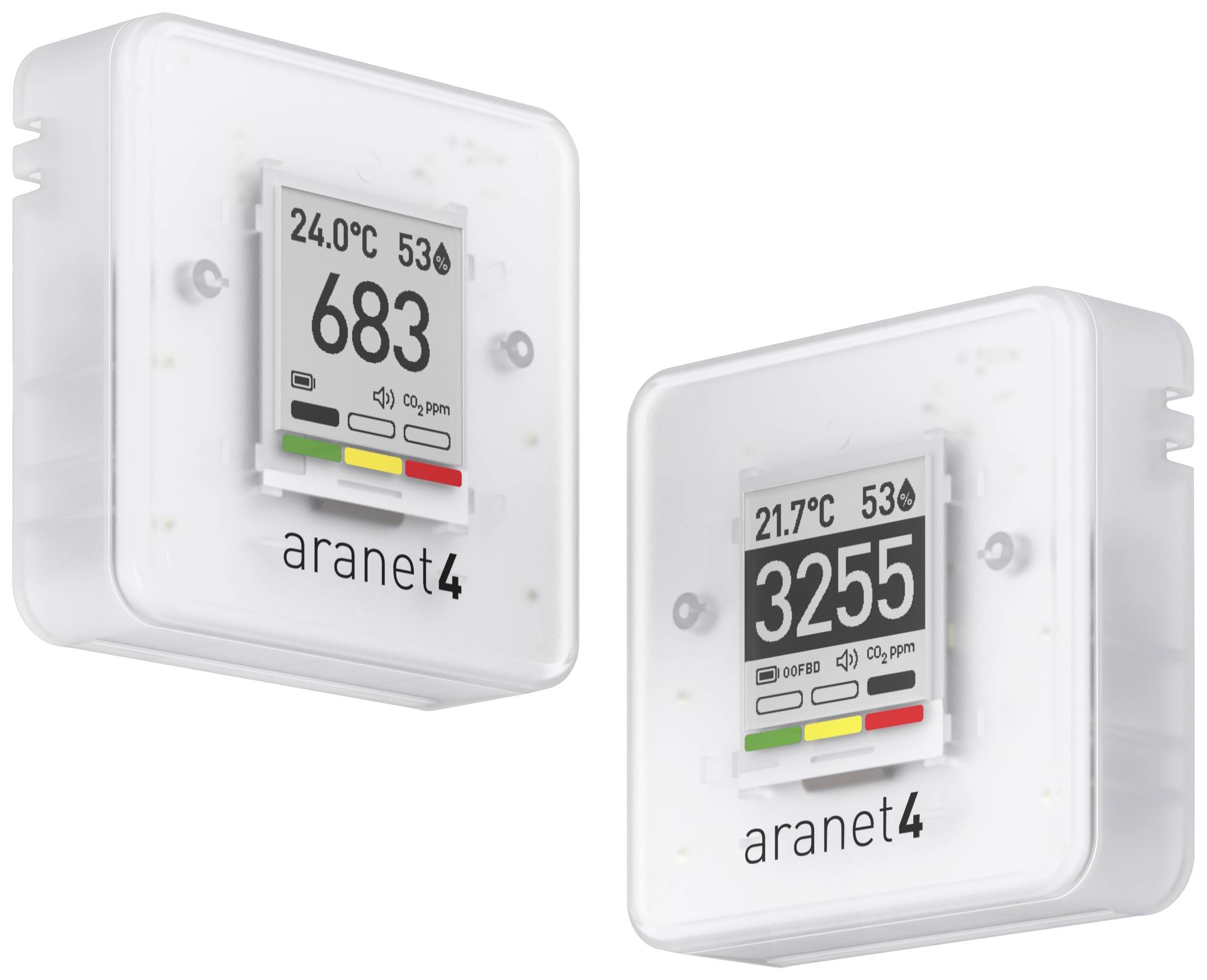 Miernik CO2 aranet 0, 0, 0, 600 - 9999, 50, 85, 1100 ppm, °C, %, hPa - obrazek 1