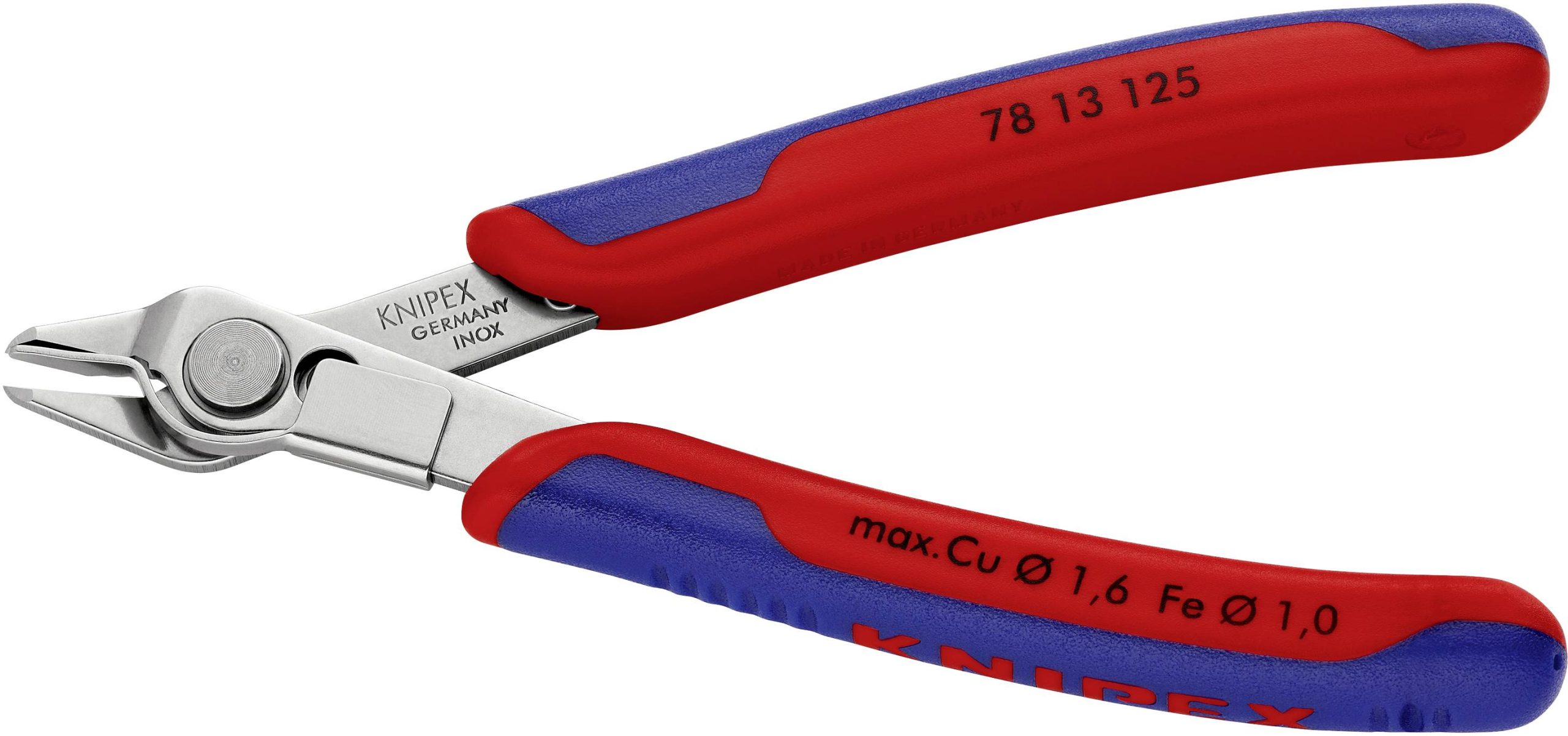 Szczypce do PCB Knipex Super-Knips 78 13 125, 125 mm, 54 HRC, dla elektroników i mechaników - obrazek 1