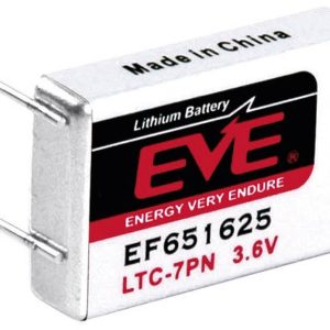 Bateria LTC-7PN EVE, 3.6 V, 750 mAh, litowe, U-piny do lutowania, 1 szt. Bateria LTC-7PN EVE, 3.6 V, 750 mAh, litowe, U-piny do lutowania, 1 szt.
