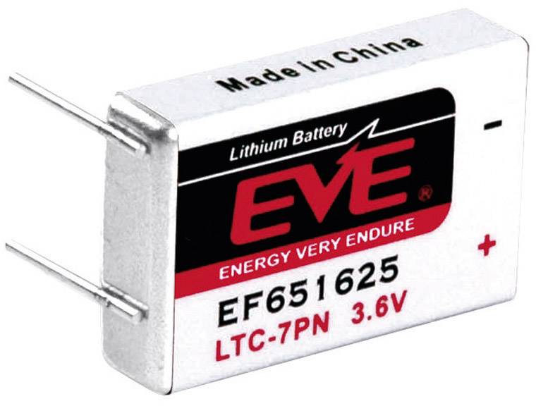 Bateria LTC-7PN EVE, 3.6 V, 750 mAh, litowe, U-piny do lutowania, 1 szt. - obrazek 1