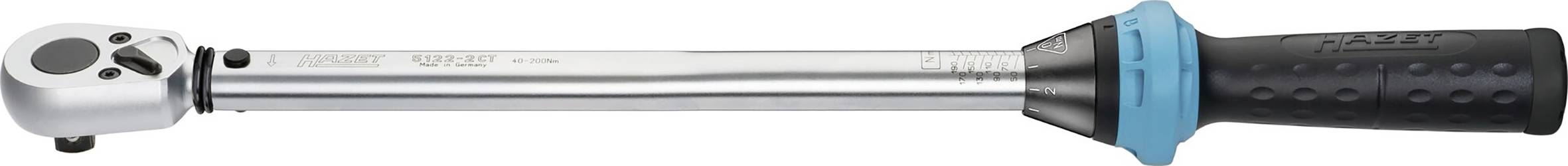 Hazet 5122-2CT 5122-2CT Klucz dynamometryczny z grzechotką 1/2" (12.5 mm) 40 - 200 Nm - obrazek 1