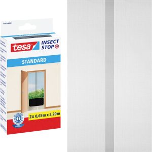 Moskitiera na drzwi Tesa Insect Stop Standard, 130 x 220 cm, antracyt Moskitiera na drzwi Tesa Insect Stop Standard, 130 x 220 cm, antracyt