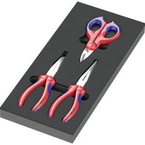 Wera 05150181001 Zestaw szczypiec 3 szt. Knipex, z wkładką piankową Wera 05150181001 Zestaw szczypiec 3 szt. Knipex, z wkładką piankową