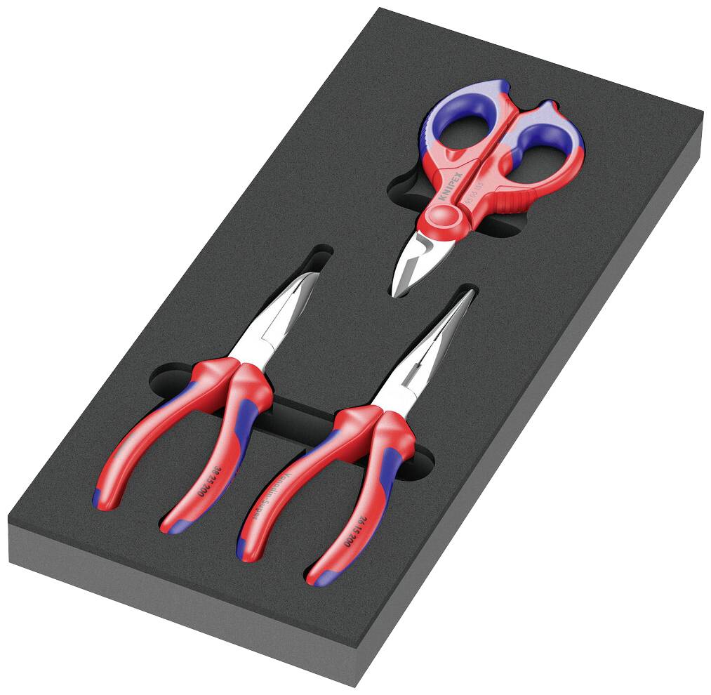 Wera 05150181001 Zestaw szczypiec 3 szt. Knipex, z wkładką piankową - obrazek 1