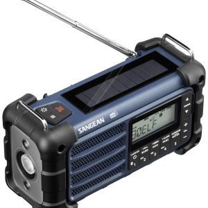 Radio outdoorowe Sangean MMR-99 DAB+ Blue DAB+, DAB, fale metrowe (VHF) panel słoneczny, ochrona przeciwbryzgowa, pyłosz Radio outdoorowe Sangean MMR-99 DAB+ Blue DAB+, DAB, fale metrowe (VHF) panel słoneczny, ochrona przeciwbryzgowa, pyłosz