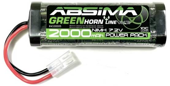 Pakiet akumulatorów (NiMH) 7.2 V 2000 mAh Absima Softcase Tamiya - obrazek 1