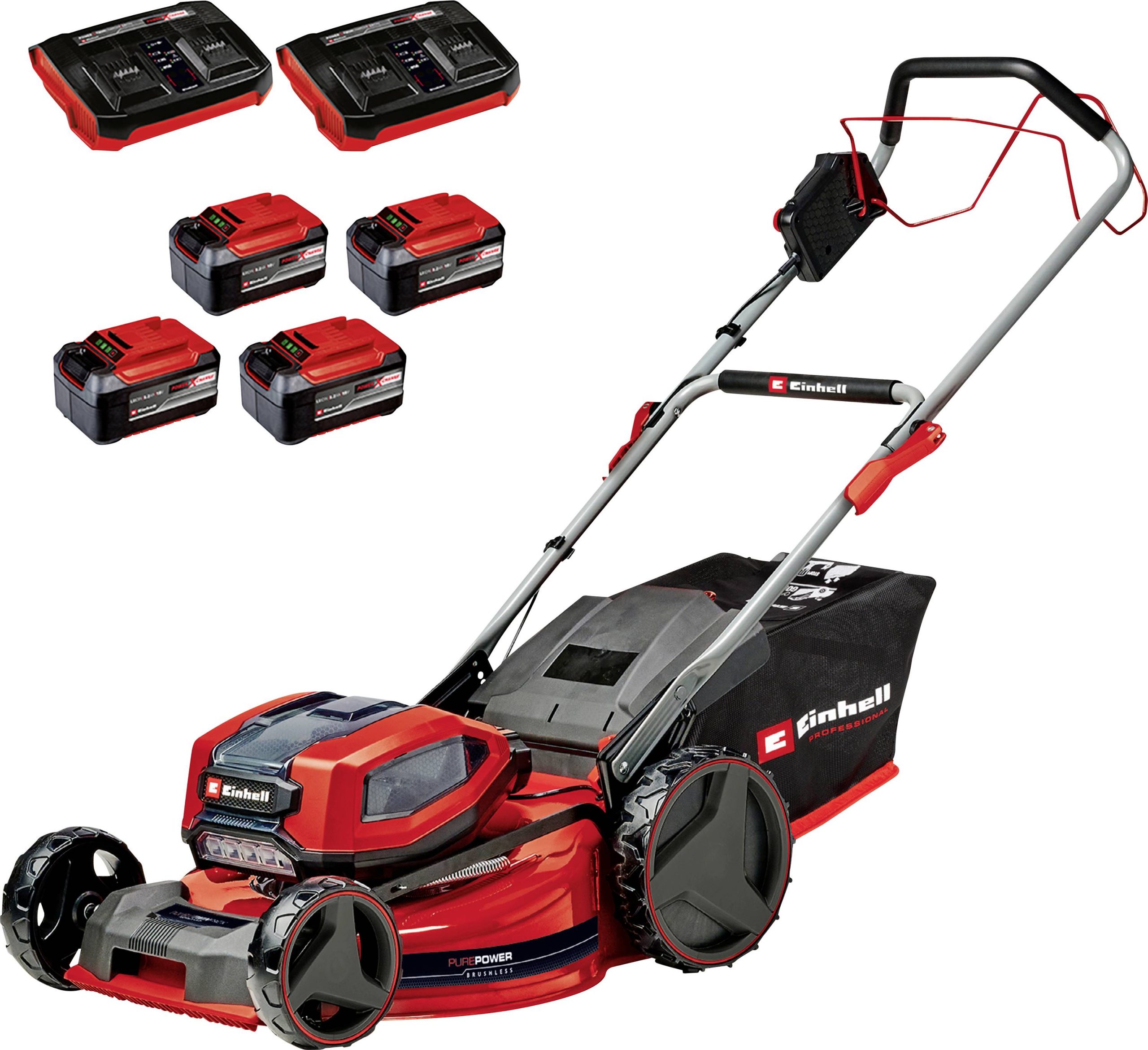 Einhell Professional Power X-Change GP-CM 36/52 S Li BL (4x5,2Ah) akumulatorowy Akumulatorowa kosiarka do trawy wraz z 2 - obrazek 1