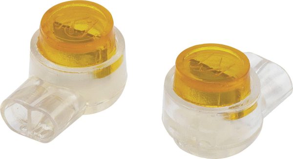 TRU COMPONENTS Złącze jednożyłowe elastyczny: 0.13-0.38 mm² stała: 0.13-0.38 mm² Ilość styków: 2 100 szt. żółty