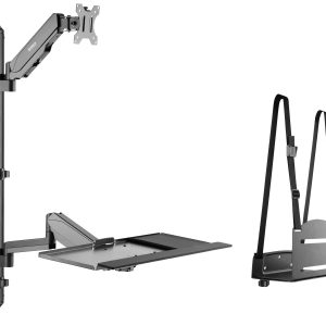 SpeaKa Professional Uchwyt ścienny do monitora SP-MM-710 1 Wyświetlacz 33,0 cm (13″) – 68,6 cm (27″) czarny Obrotowy, z SpeaKa Professional Uchwyt ścienny do monitora SP-MM-710 1 Wyświetlacz 33,0 cm (13″) – 68,6 cm (27″) czarny Obrotowy, z