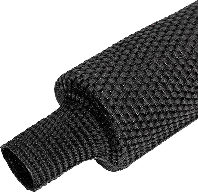 Quadrios 25CA545 Rurki termokurczliwe z tkaniny czarny 80 mm 40 mm Współczynnik skurczu:2:1 Produkty w metrach bieżących - obrazek 1