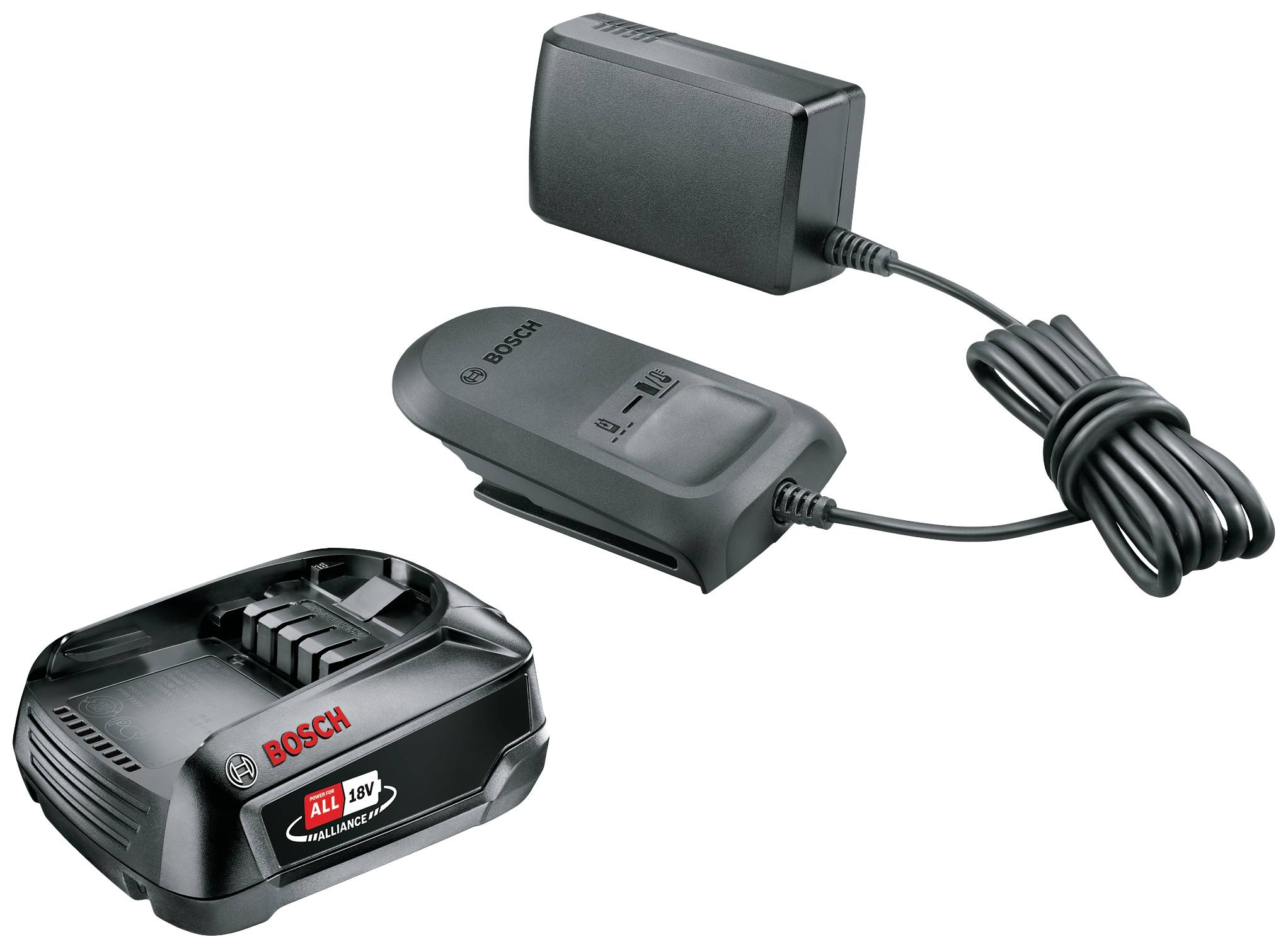 Bosch Home and Garden 1600A02625 Ładowarka i akumulator do elektronarzędzi 18 V 2.5 Ah Li-Ion - obrazek 1