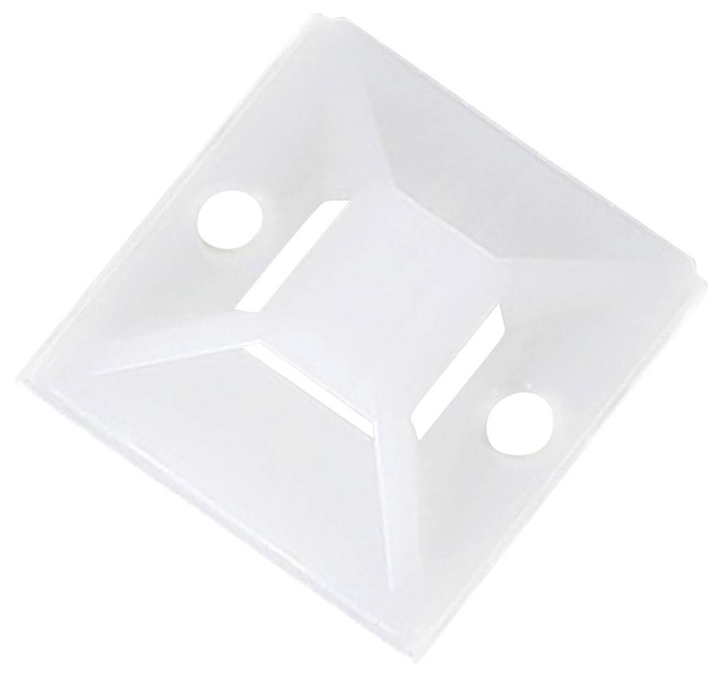 TRU COMPONENTS Podstawa montażowa sklejanie 1571804 splotka 4-krotna przeźroczysty 50 szt. - obrazek 1
