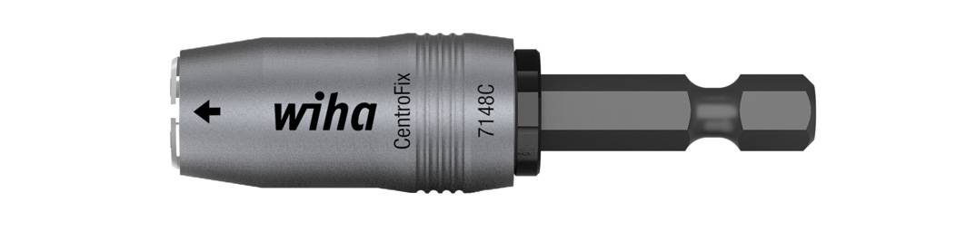 Wiha Magnet-Bithalter CentroFix Force 1/4" Länge 60mm E6,3 39133 Uchwyt do szybkiej wymiany do bitów, kształt E 6,3 60 m - obrazek 1