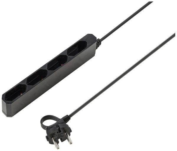 Listwa zasilająca Sygonix SY-5806880 4 x Ilość gniazdek: 4