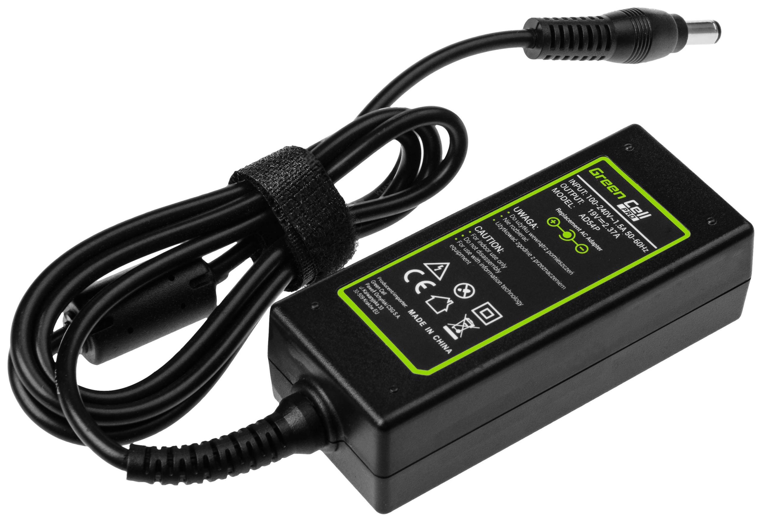 Zasilacz do laptopa Green Cell GC-AD54P 45 W 2.37 A - obrazek 1