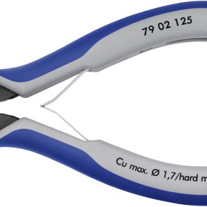 Szczypce boczne Knipex 79 02 125, 125 mm, 64 HRC, dla elektroników i mechaników Szczypce boczne Knipex 79 02 125, 125 mm, 64 HRC, dla elektroników i mechaników