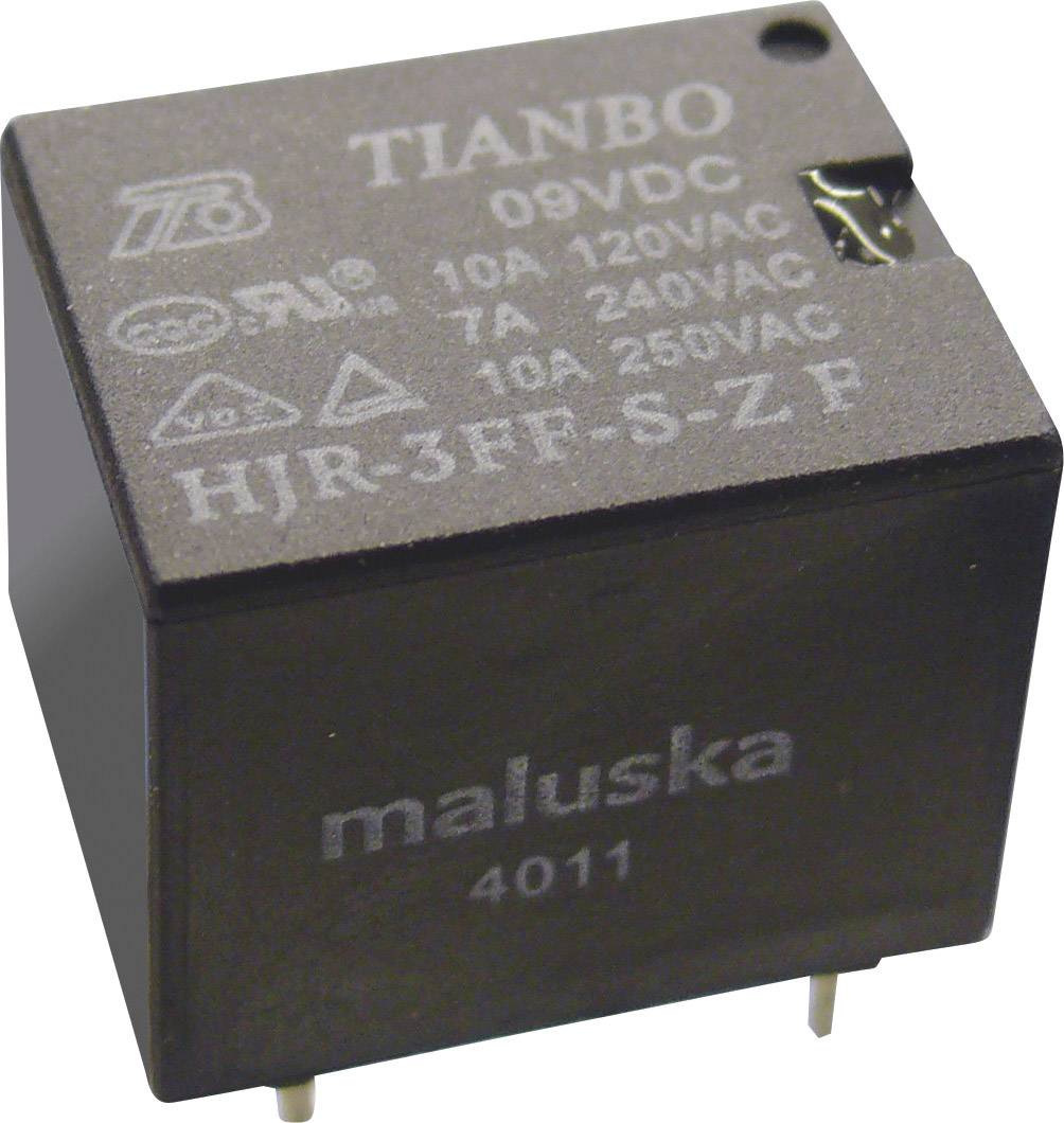 Przekaźnik miniaturowy HJR-3FF Tianbo Electronics HJR-3FF-12VDC-S-ZF 12 V/DC 1 zestyk pr - obrazek 1